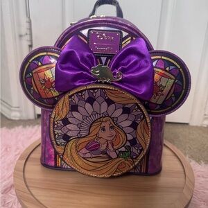 Rapunzel stained glass Loungefly set